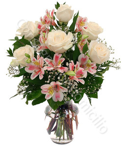 consegna-fiori-a-domicilio-bouquet-gigli-alstromeria-rose-bianche