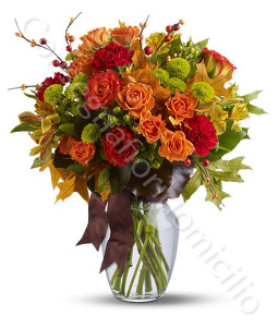 consegna-fiori-a-domicilio-bouquet-di-rose-arancio-e-fiori-misti