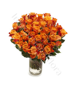 consegna-fiori-a-domicilio-bouquet-di-50-rose-arancio