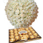 consegna-fiori-a-domicilio-cuore-bianco-e-ferrero